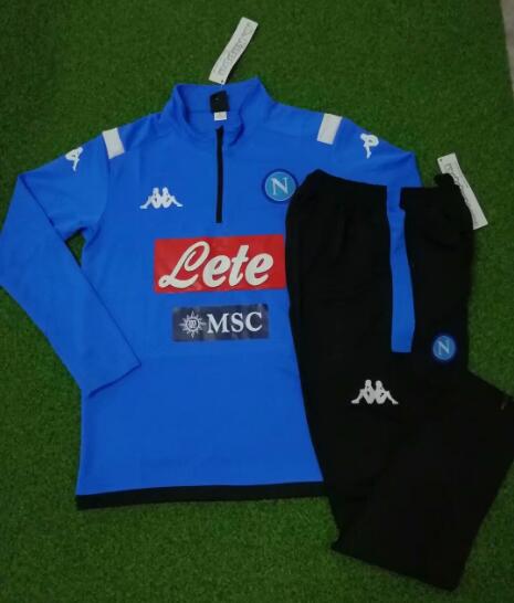 Napoli Blue Jacket Training Suits With Pants 2020/21